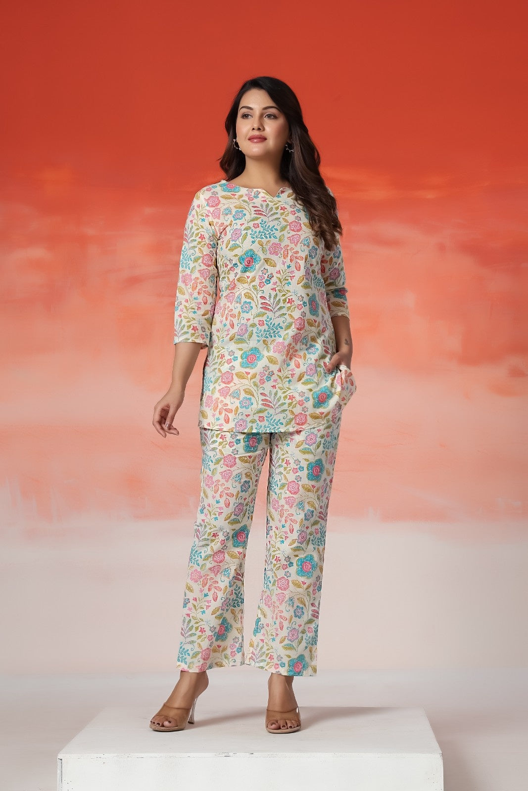 Blush Meadow Luxe Co-Ord Set