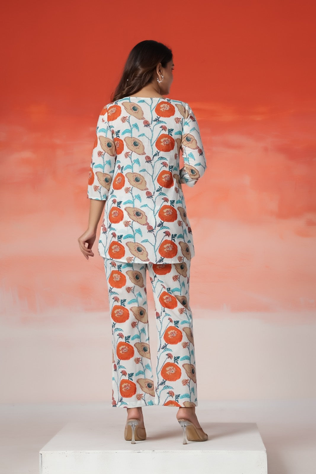 Ivory Poppy Premium Co-Ord Set