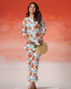 Ivory Poppy Premium Co-Ord Set