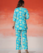 Aqua Bloom Premium Co-Ord Set