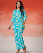 Aqua Bloom Premium Co-Ord Set