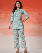 Sky Blossom Premium Co-Ord Set