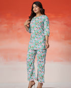 Sky Blossom Premium Co-Ord Set