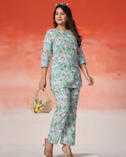 Sky Blossom Premium Co-Ord Set