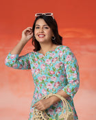 Sky Blossom Premium Co-Ord Set