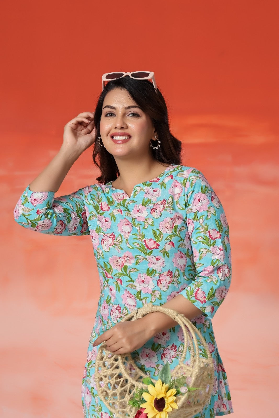 Sky Blossom Premium Co-Ord Set