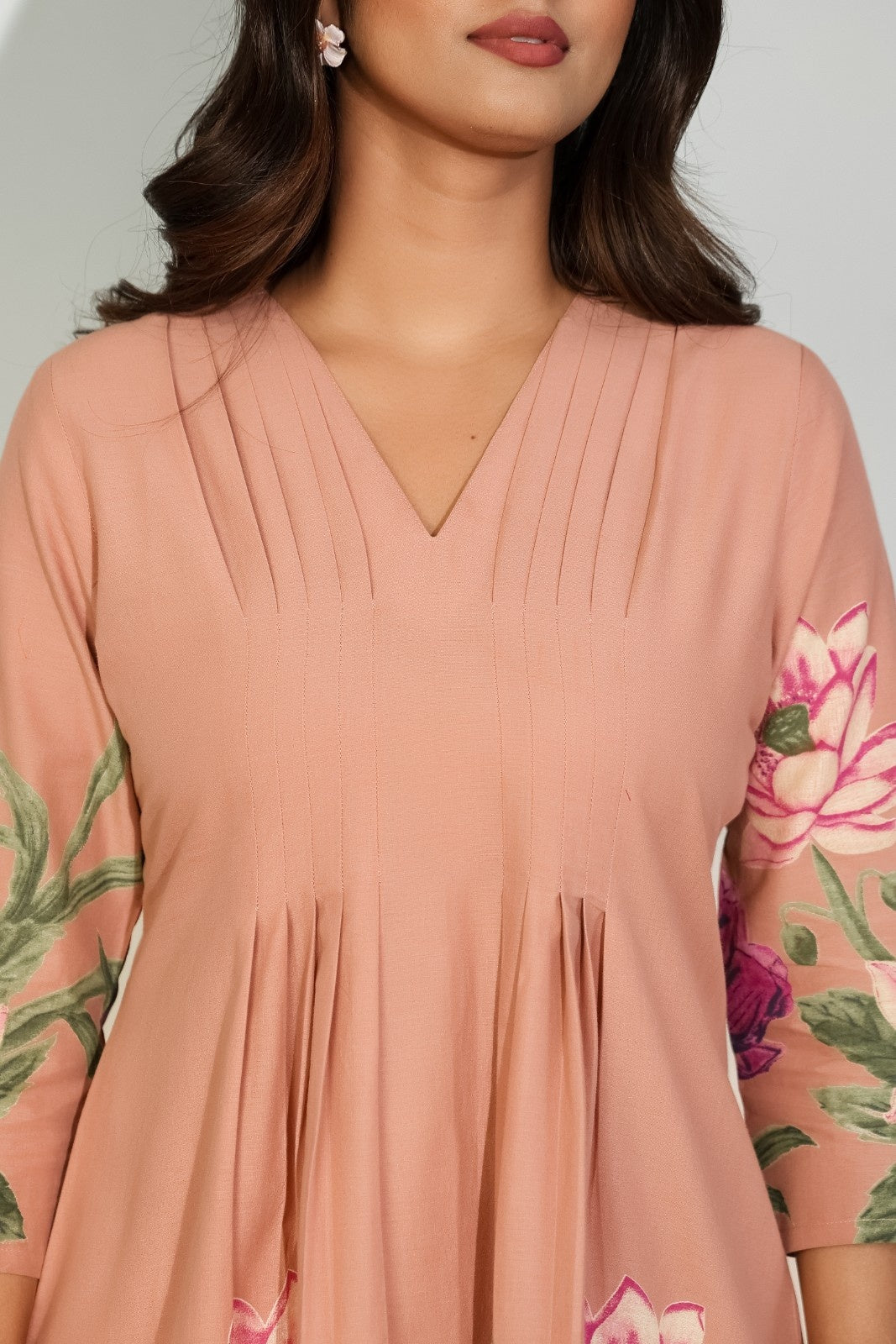 Peach Bloom Luxe Co-ord Set