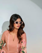 Peach Floral Co-Ord Set for Women – Elegant Printed Outfit