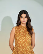 Golden Meadow Peplum Top