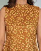 Golden Meadow Peplum Top