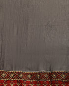 Petal Path Printed Straight Kurta With Trouser & Dupatta Set