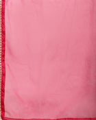 Golden Thread Embroidered Round-Neck Straight Kurta With Trousers & Dupatta