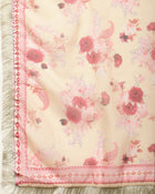 Lunar Taupe Embroidered Straight Kurta Pant with Dupatta Set