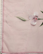 Orchid Bloom Embroidered Round-Neck Kurta With Trouser & Dupatta