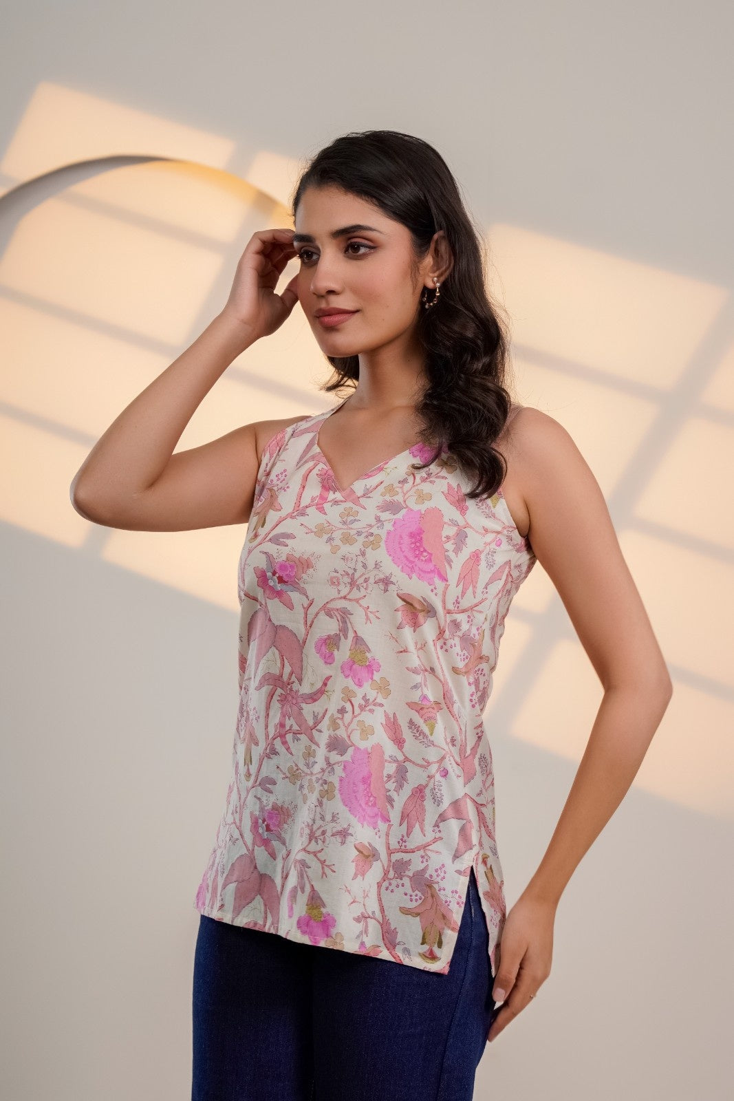 Rose Whisper Designer Top