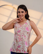 Rose Whisper Designer Top