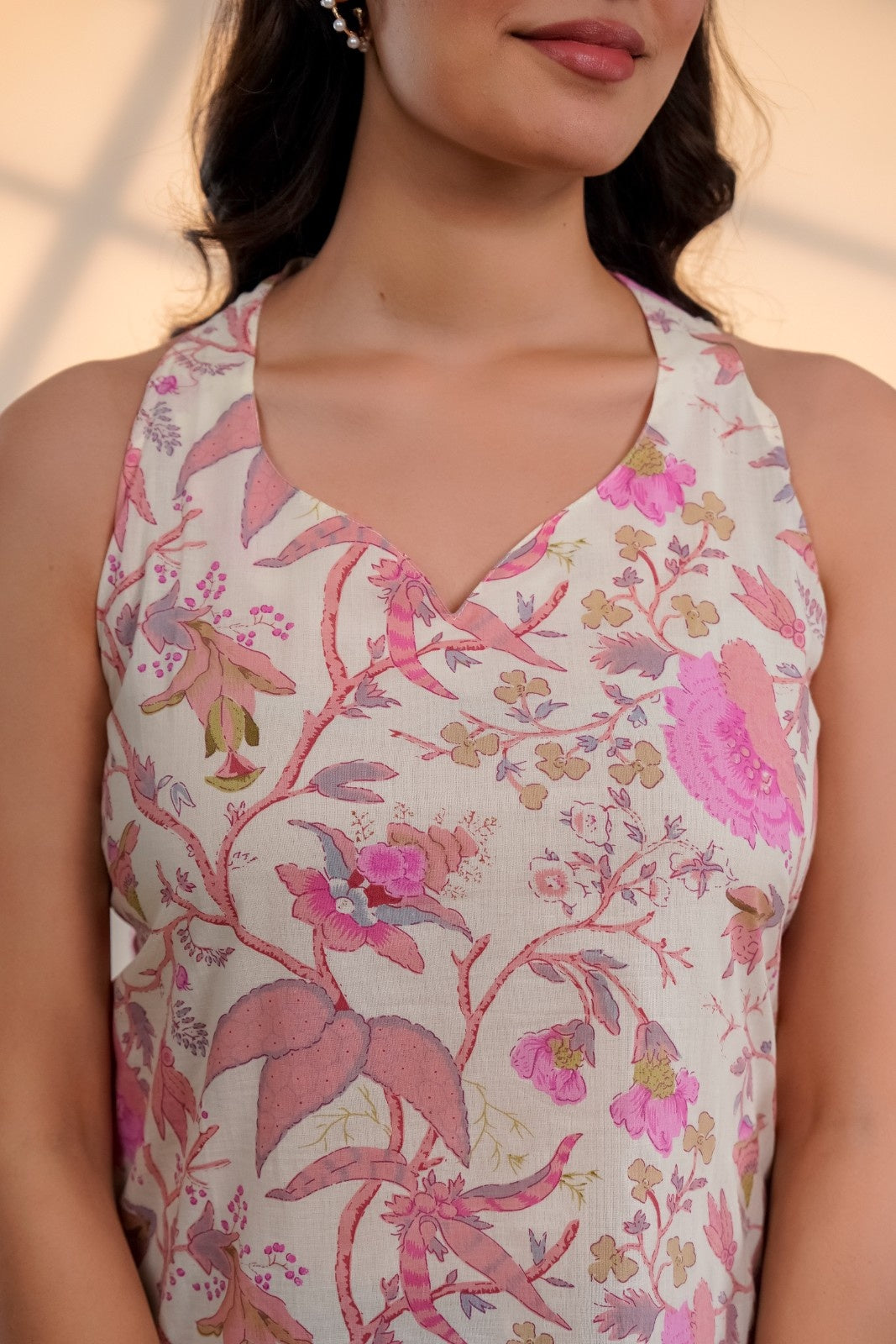 Rose Whisper Designer Top