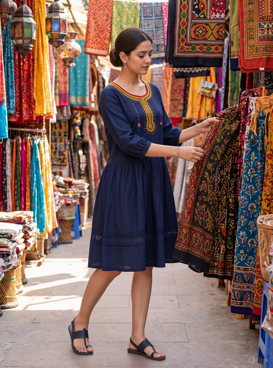 Dhanak dress