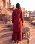 Sindoori Kurta Palazzo Set