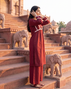 Sindoori Kurta Palazzo Set